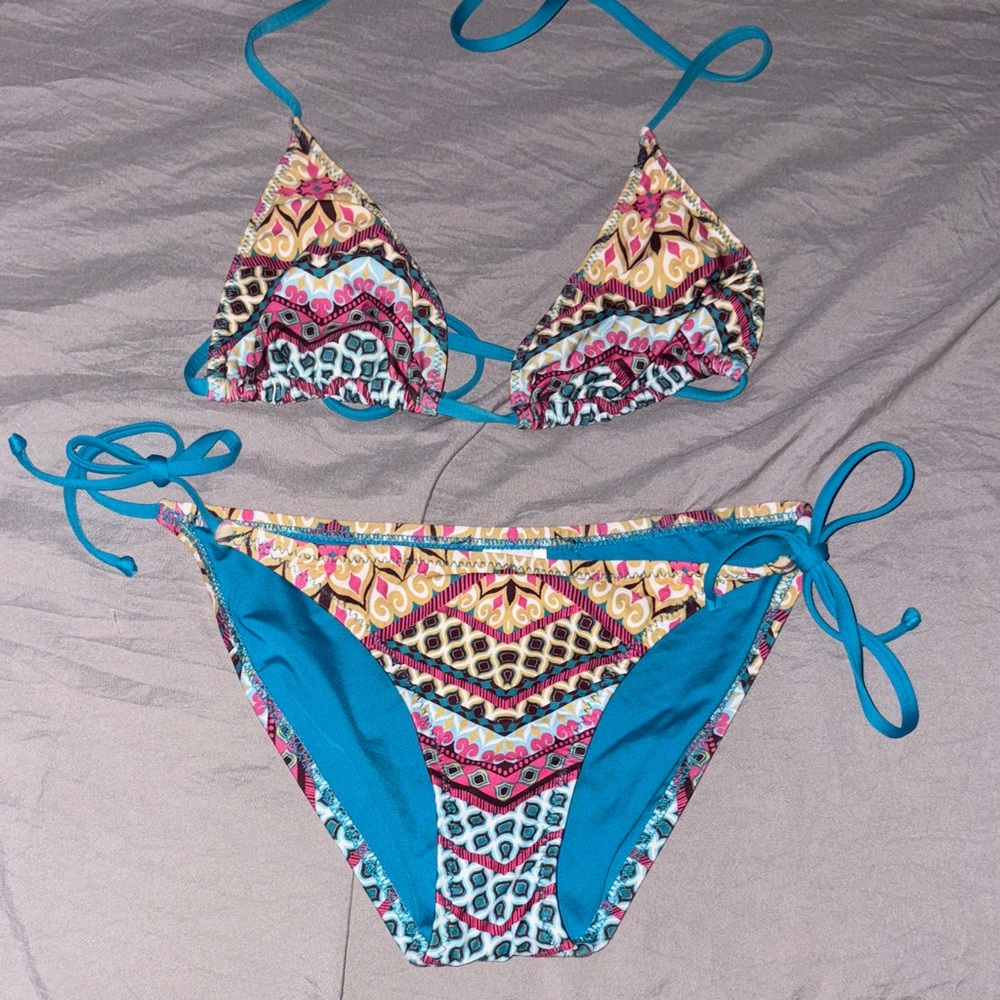 Colorful Geometric Bikini Set